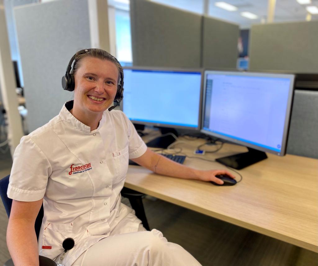 Nicole Heinerman Telenurse in het Medisch Service Platform