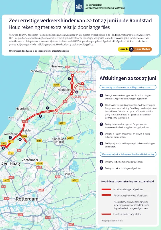 Rijkswaterstaat NAVO top