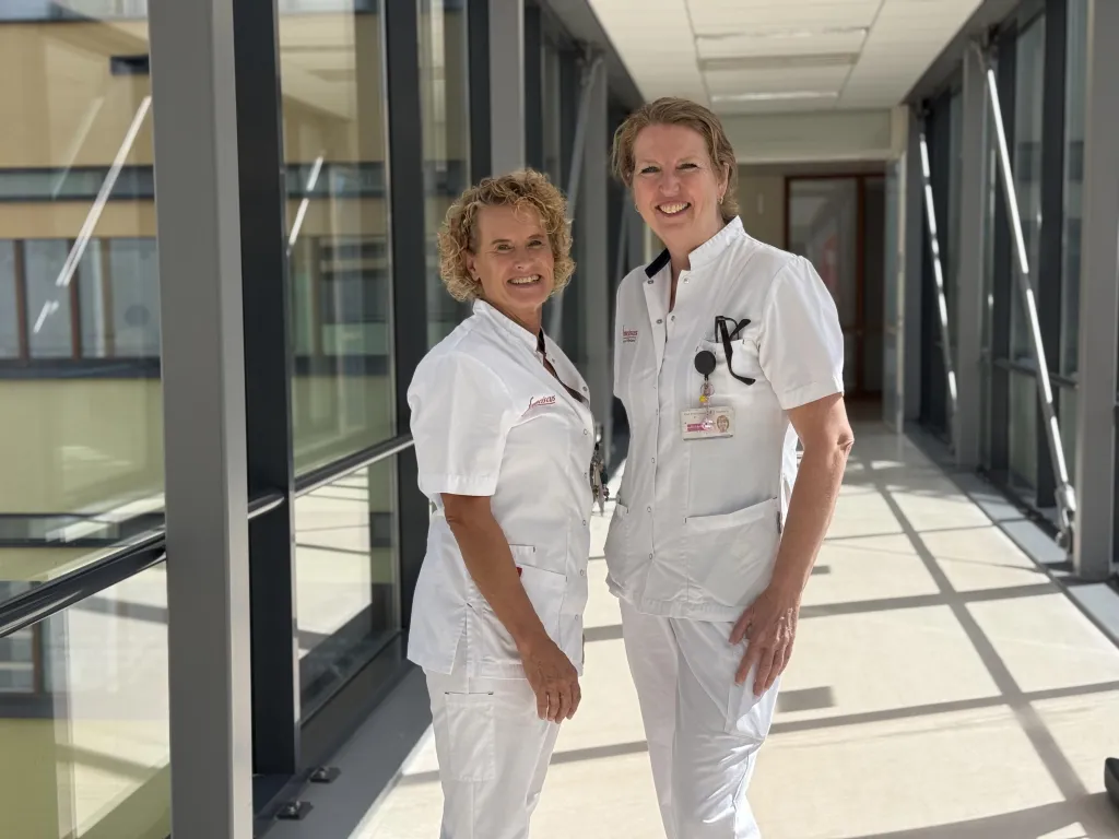 Teuny van Leeuwen en Yvonne Witte