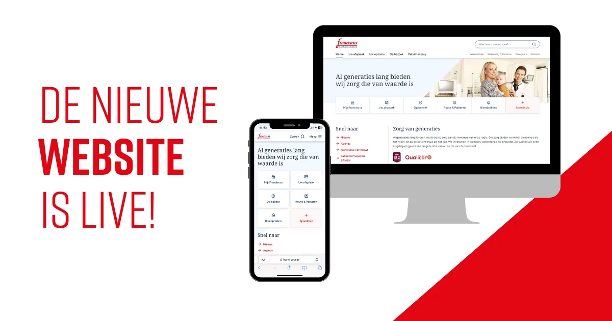 Persbericht nieuwe website