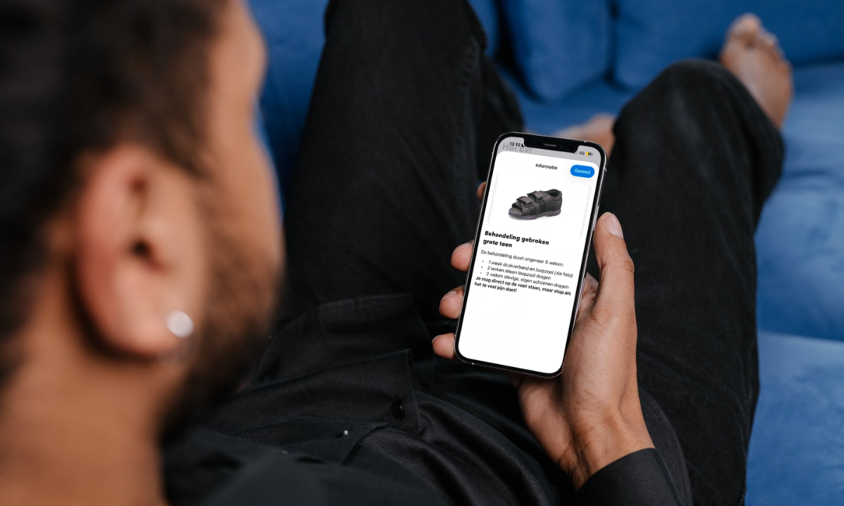 Herstel van blessure met de one-stop-poli