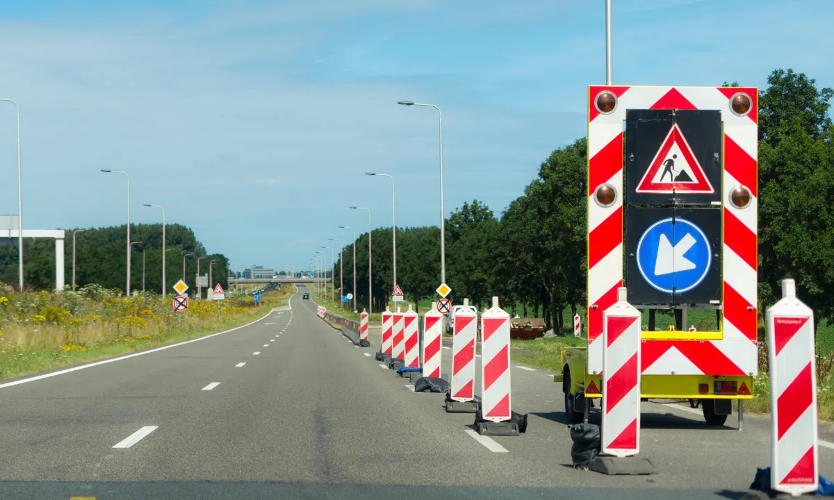 Wegwerkaamheden A20