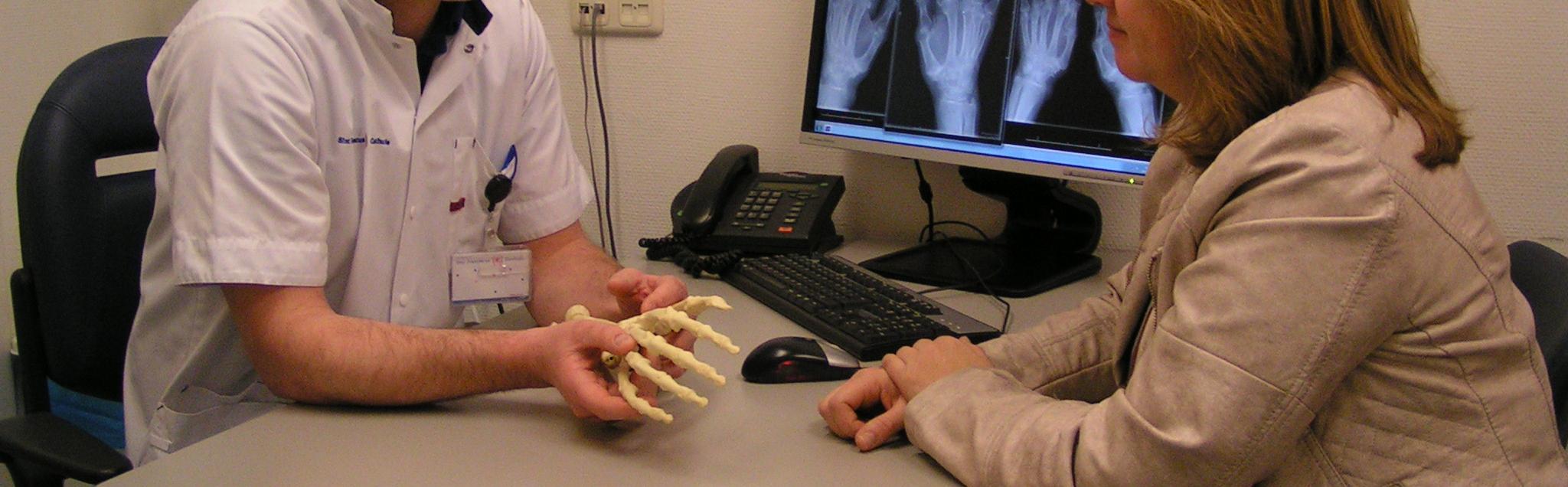 Behandeling duimslijtage